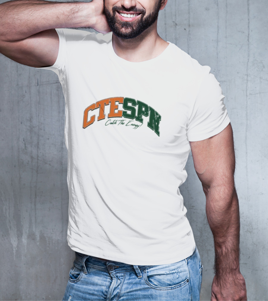 CTESPN Catch The Energy Sports Enthusiast T-Shirt