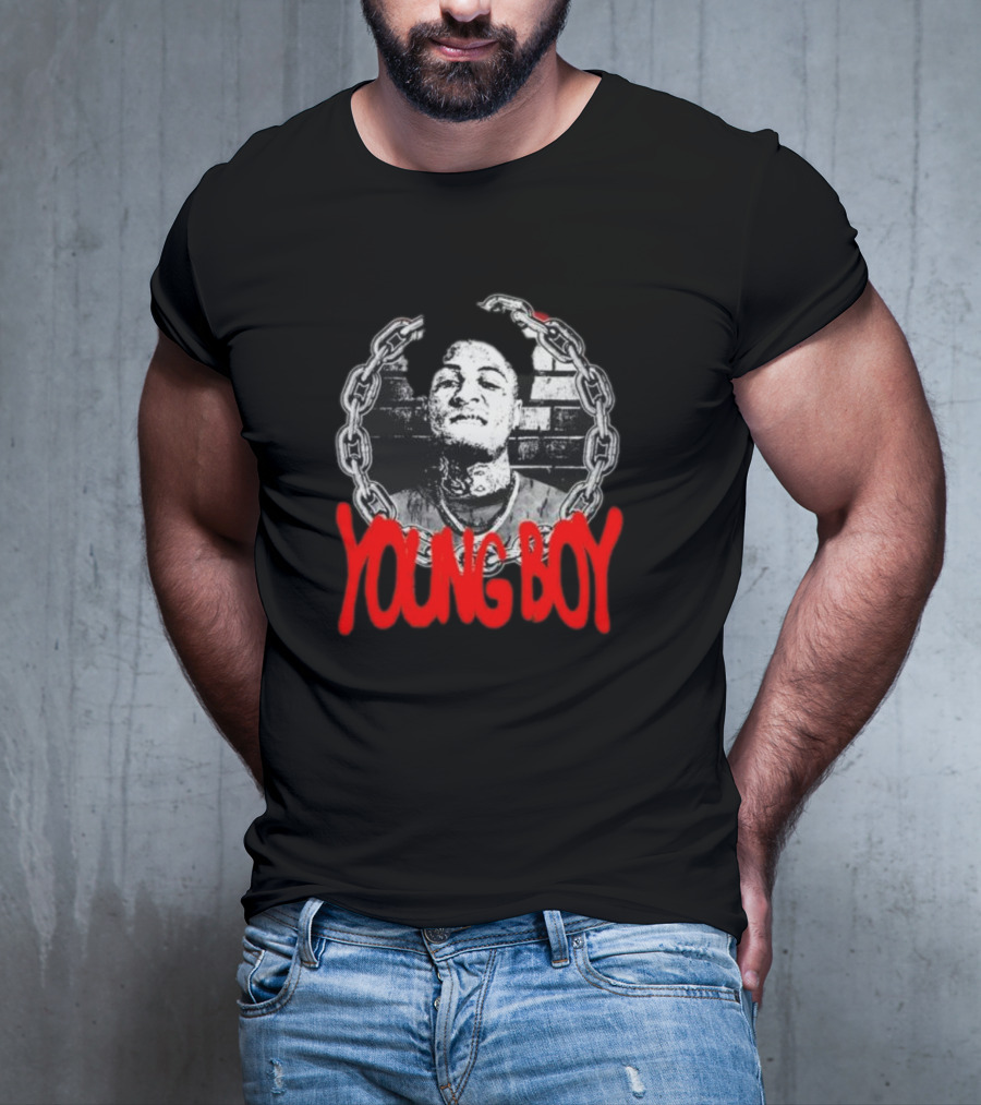 Never Broke Again Young Boy Chain T-Shirt