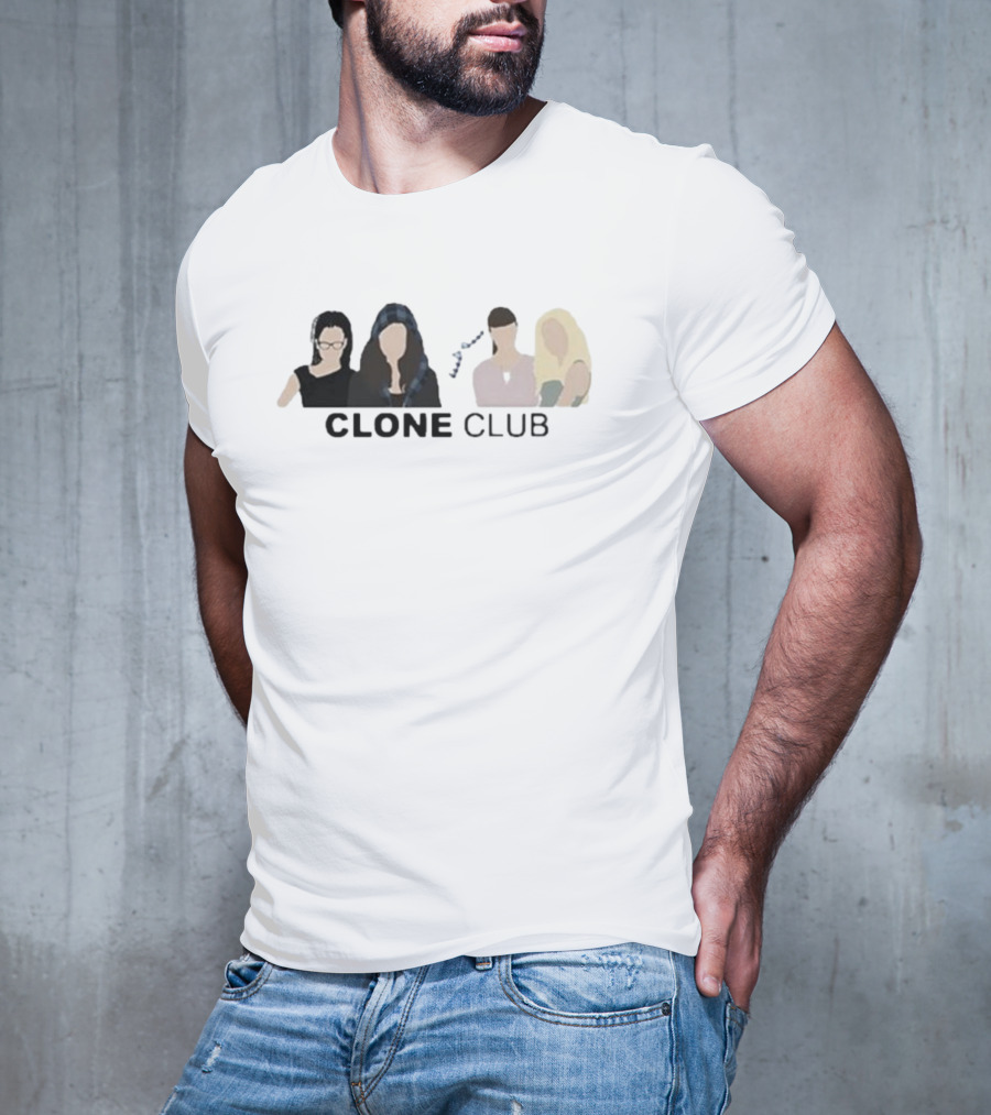 Orphan Black Clone Club Faces T-Shirt