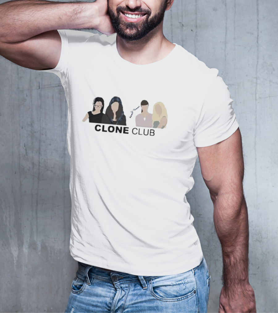 Orphan Black Clone Club Faces T-Shirt