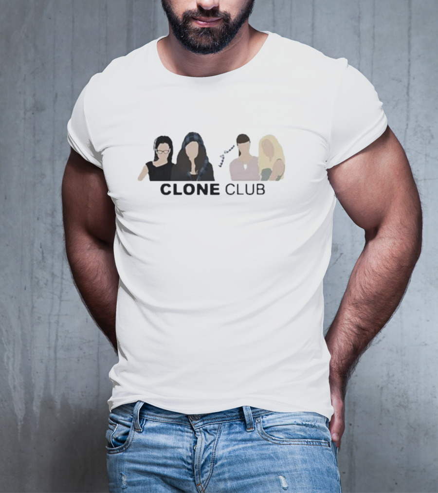 Orphan Black Clone Club Faces T-Shirt