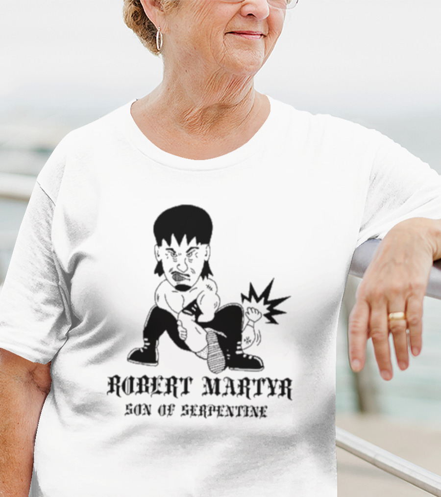 Robert Martyr Son Of Serpentine Bold Cartoon Character T-Shirt