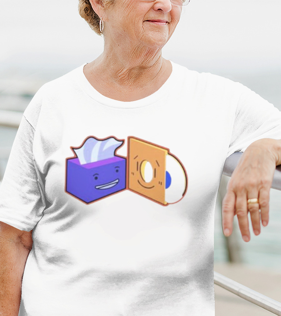 Burner The Strangers Tissue And Vinyl Record Faces T-Shirt