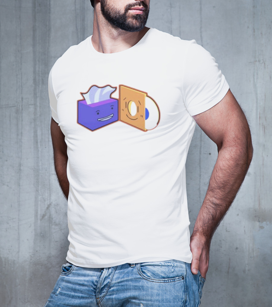 Burner The Strangers Tissue And Vinyl Record Faces T-Shirt