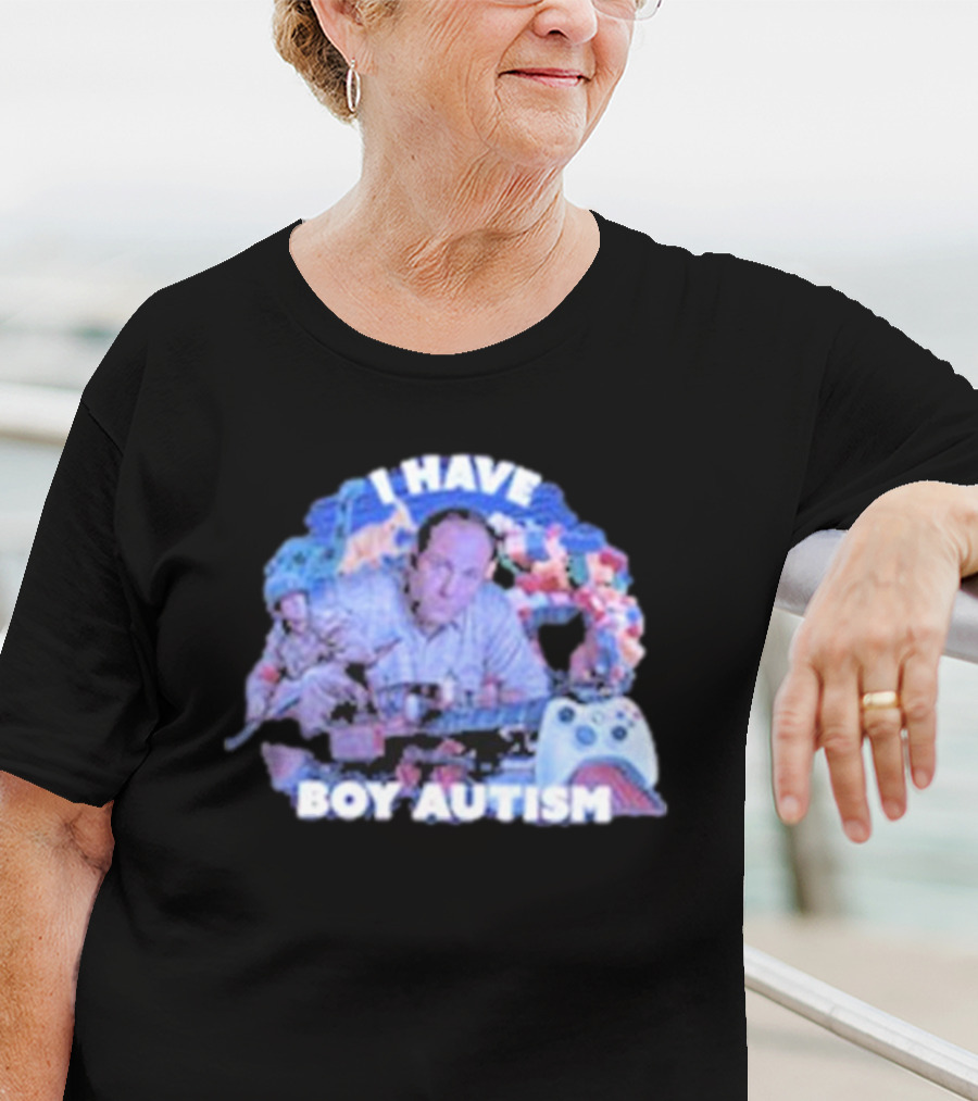 I HAVE BOY AUTISM Gaming Blocks And Toys T-Shirt
