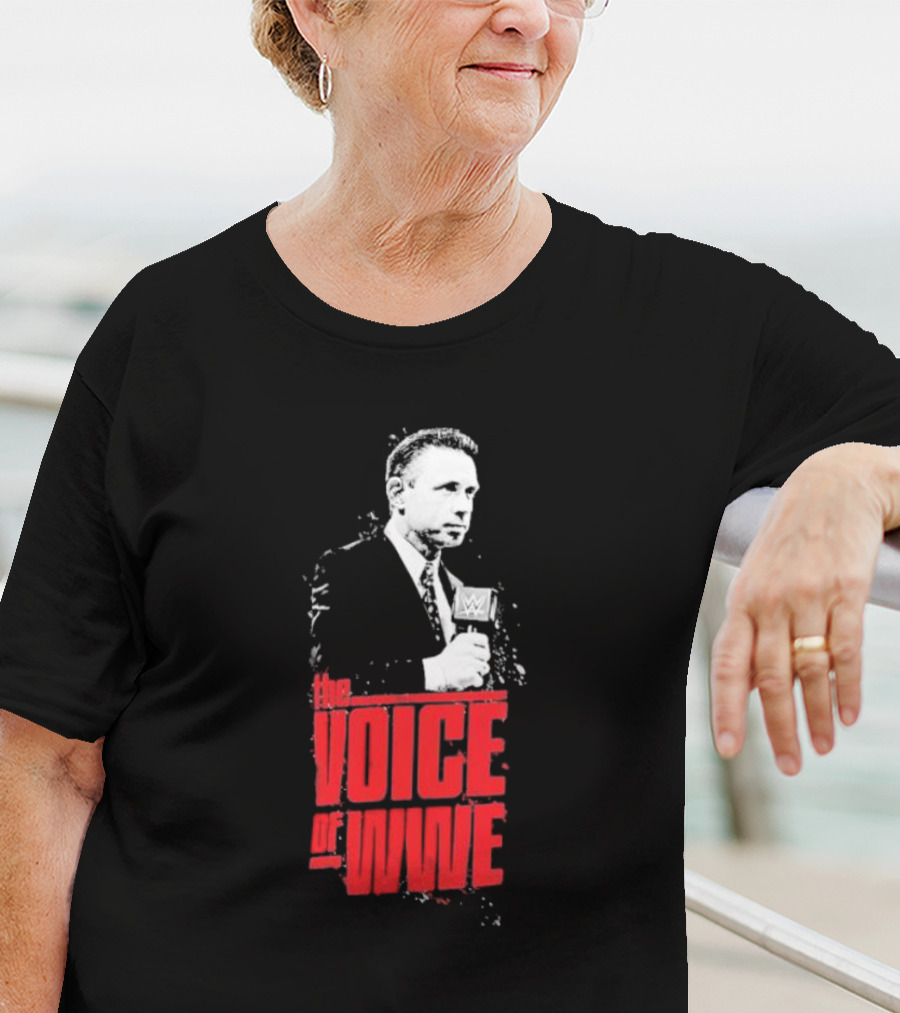 Michael Cole The Voice Of WWE Microphone T-Shirt