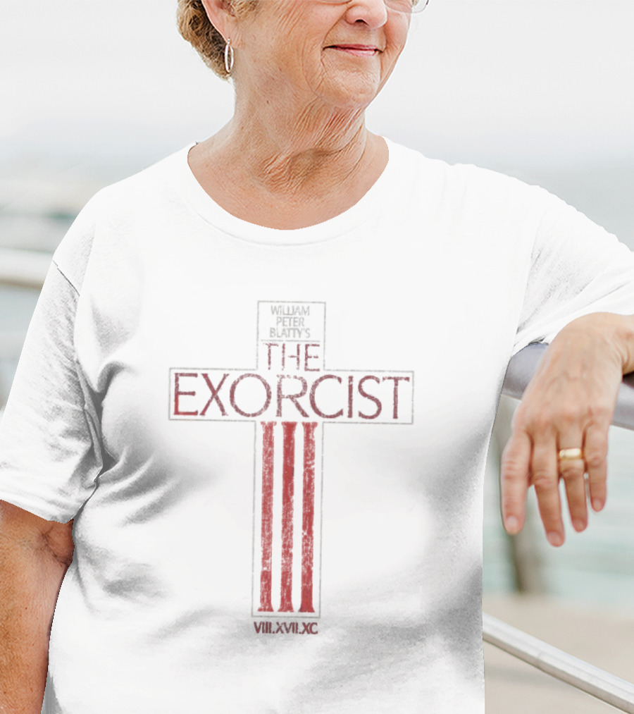 William Peter Blatty’s The Exorcist Cross VII XVII XC T-Shirt