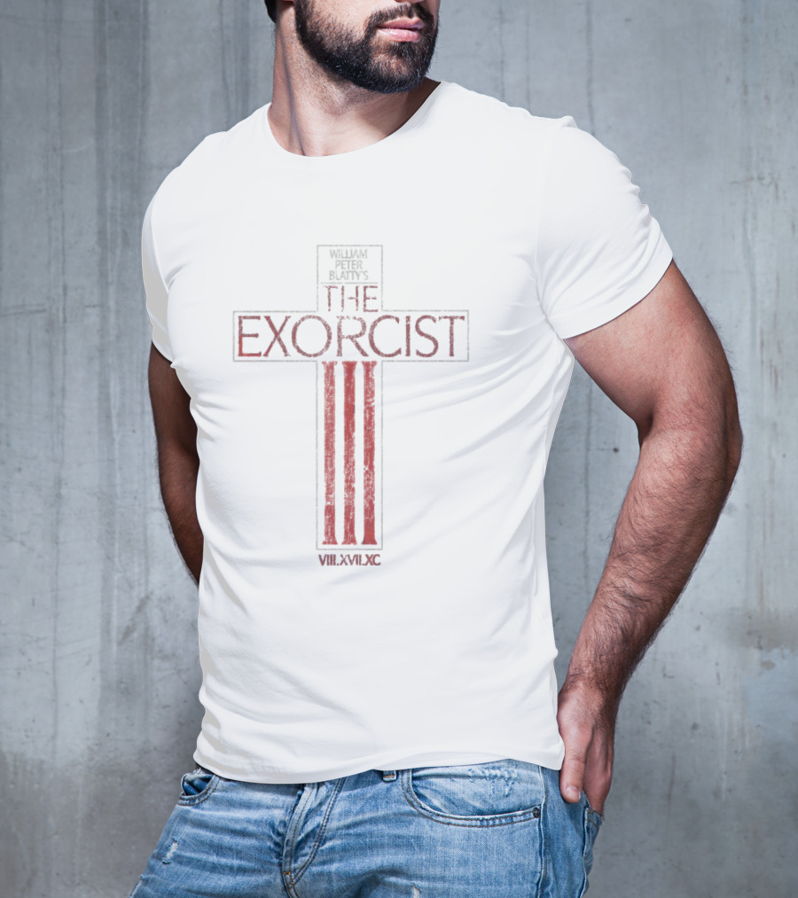 William Peter Blatty’s The Exorcist Cross VII XVII XC T-Shirt