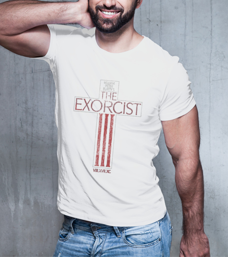 William Peter Blatty’s The Exorcist Cross VII XVII XC T-Shirt