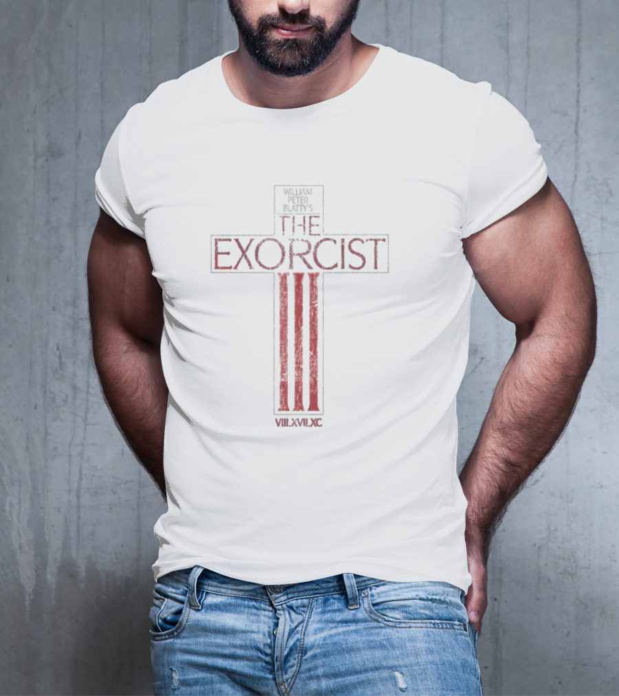 William Peter Blatty’s The Exorcist Cross VII XVII XC T-Shirt