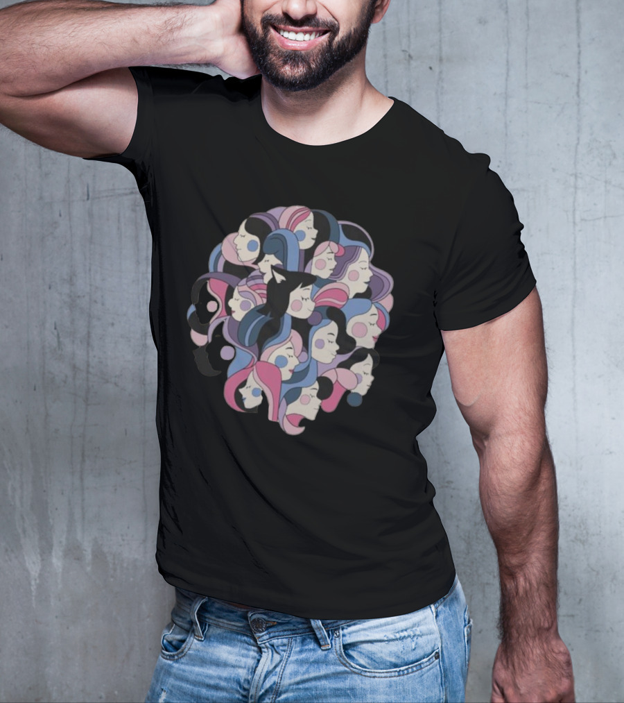 Women’s Day Mewtripled Multicolored T-Shirt