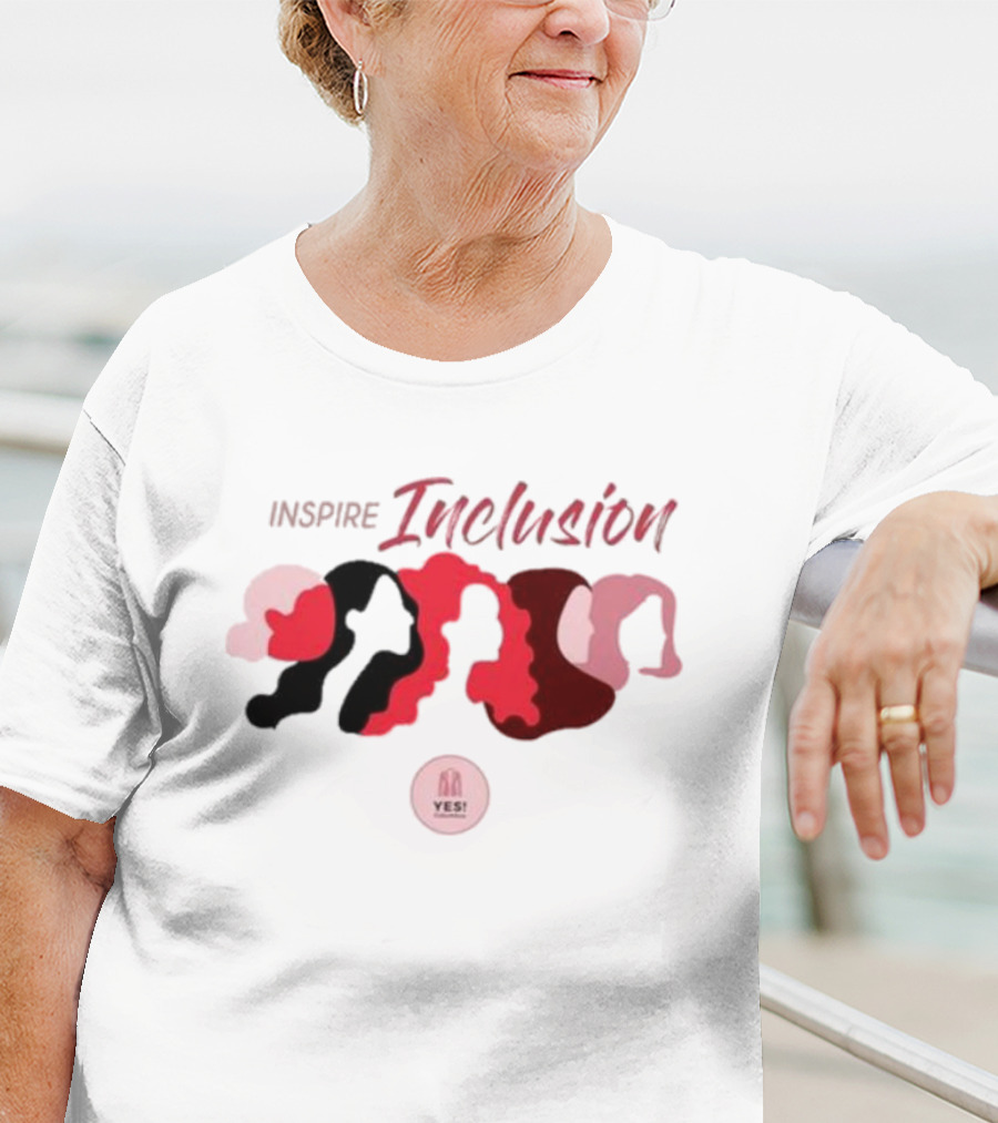 Inspire Inclusion YES Women's History Month T-Shirt
