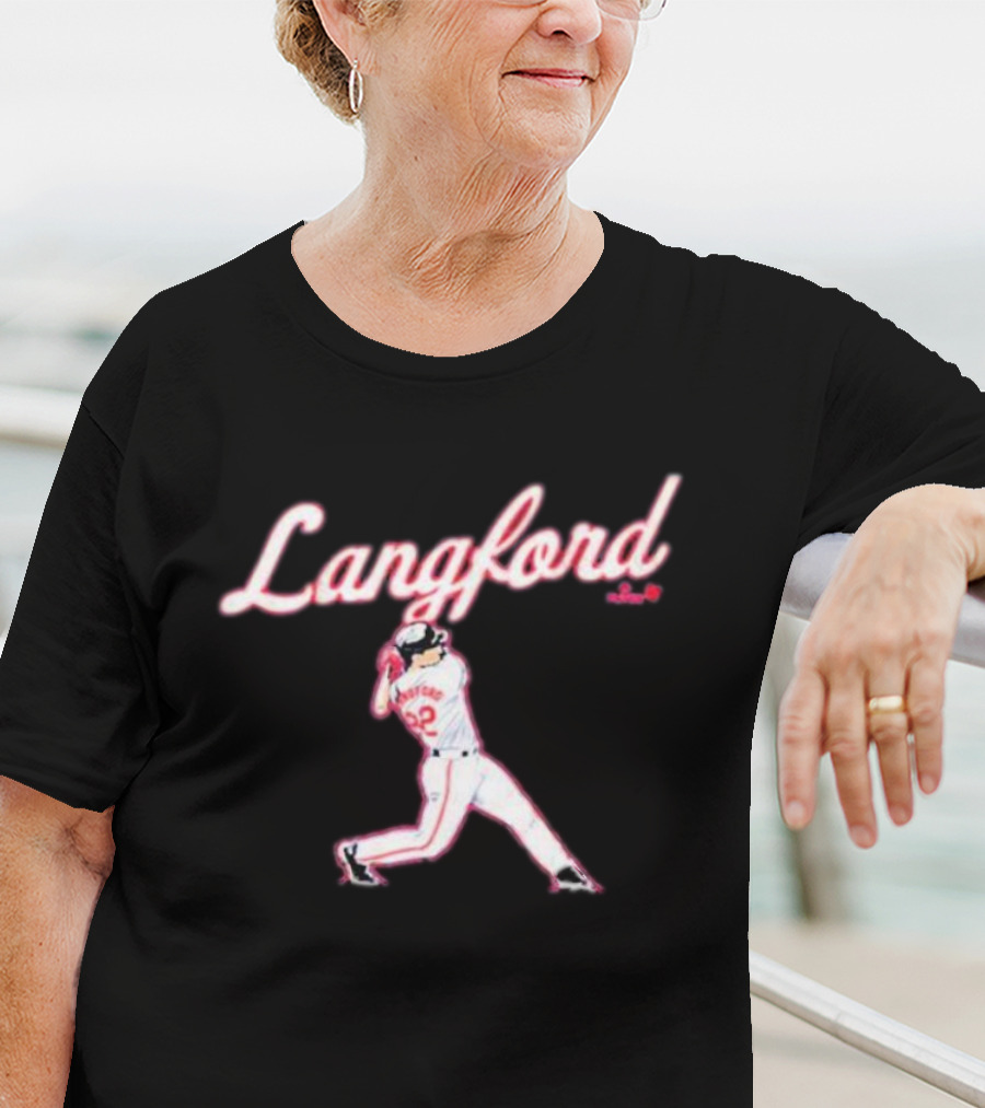 Langford 22 Baseball Slugger Swing T-Shirt