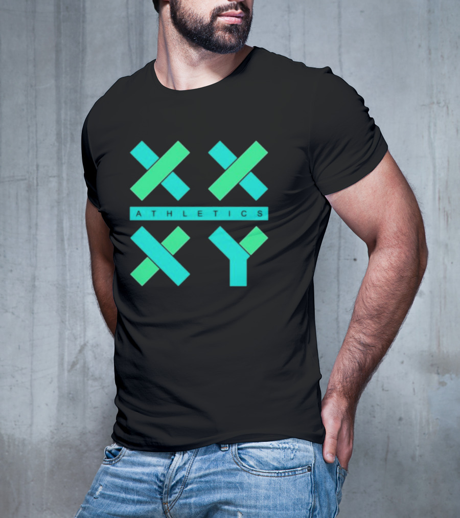 Xx Xy Athletics Neon Geometric T-Shirt