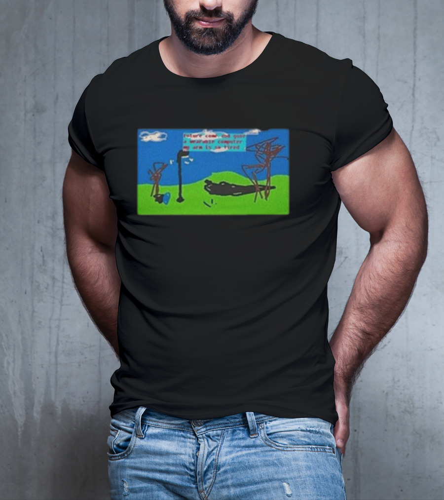 Xyberscape Signed Future Coming Gone My Arm Is So Tired T-Shirt