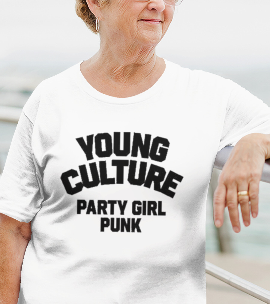Young Culture Party Girl Punk Music T-Shirt