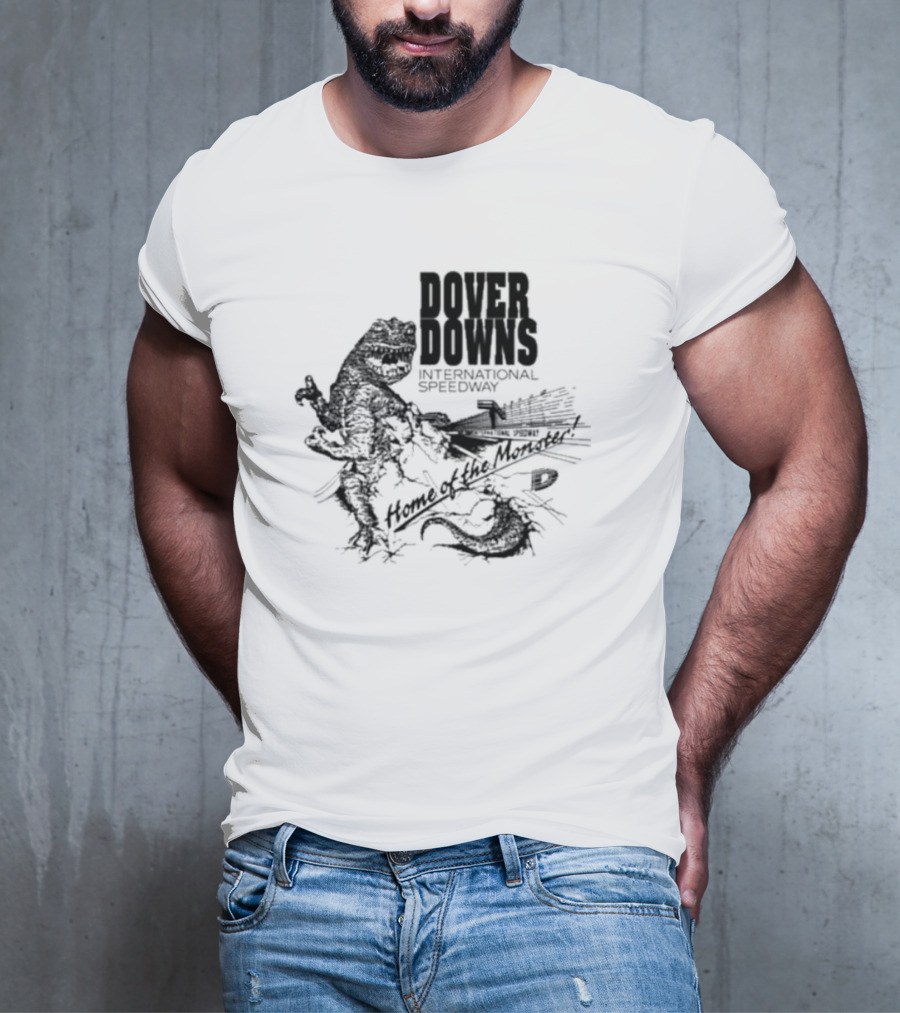 Dover Downs International Speedway Home Of The Monster Roaring Dinosaur And Racing Track T-Shirt