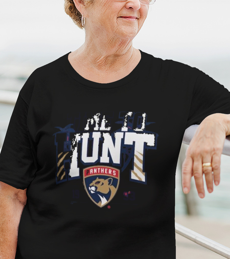 Time To Hunt Florida Panthers 1993 Fanatics Branded T-Shirt