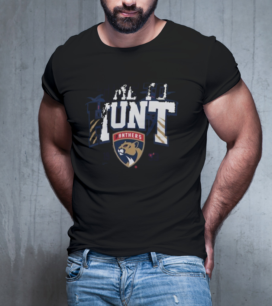 Time To Hunt Florida Panthers 1993 Fanatics Branded T-Shirt