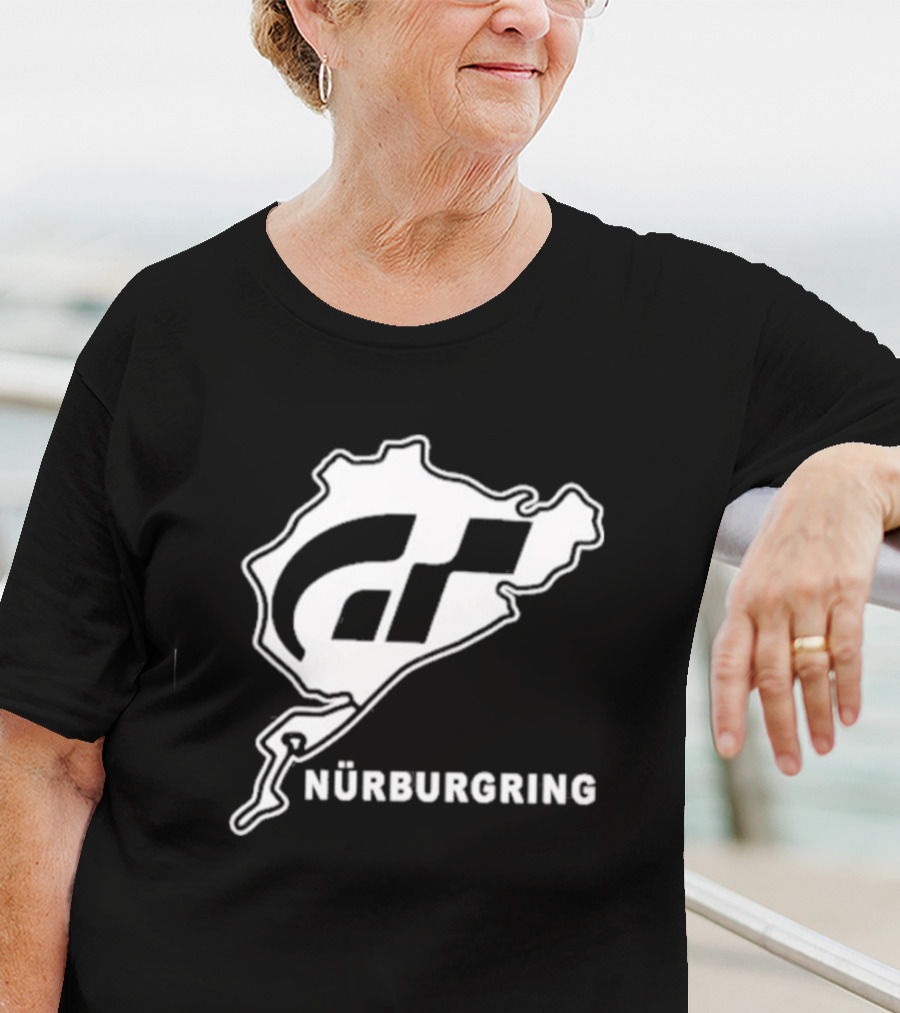 Gran Turismo Nürburgring Track Outline T-Shirt