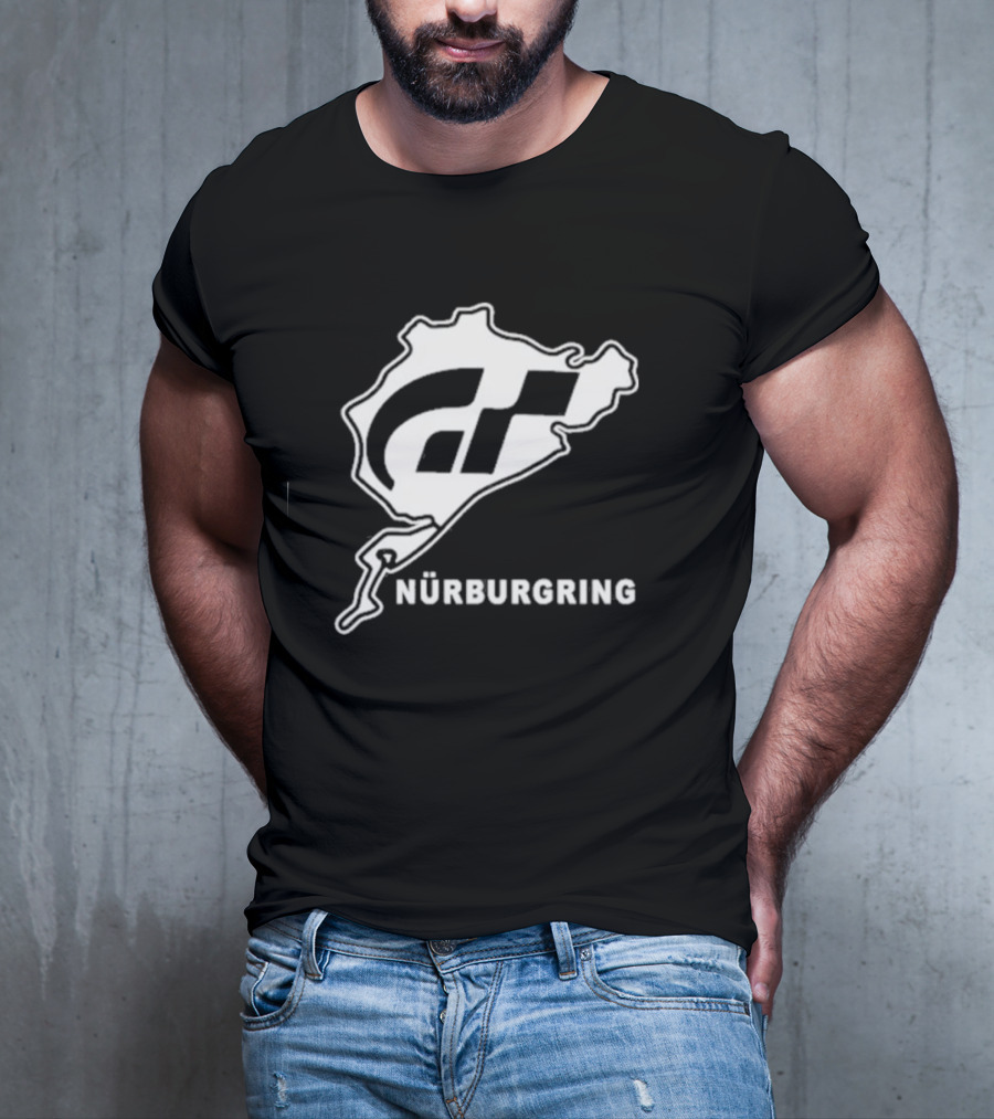 Gran Turismo Nürburgring Track Outline T-Shirt