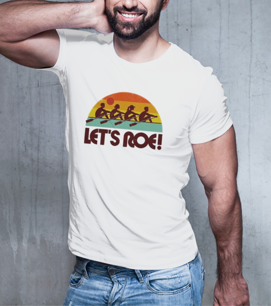 Let’s Roe Vintage Rowing Team Sunset T-Shirt