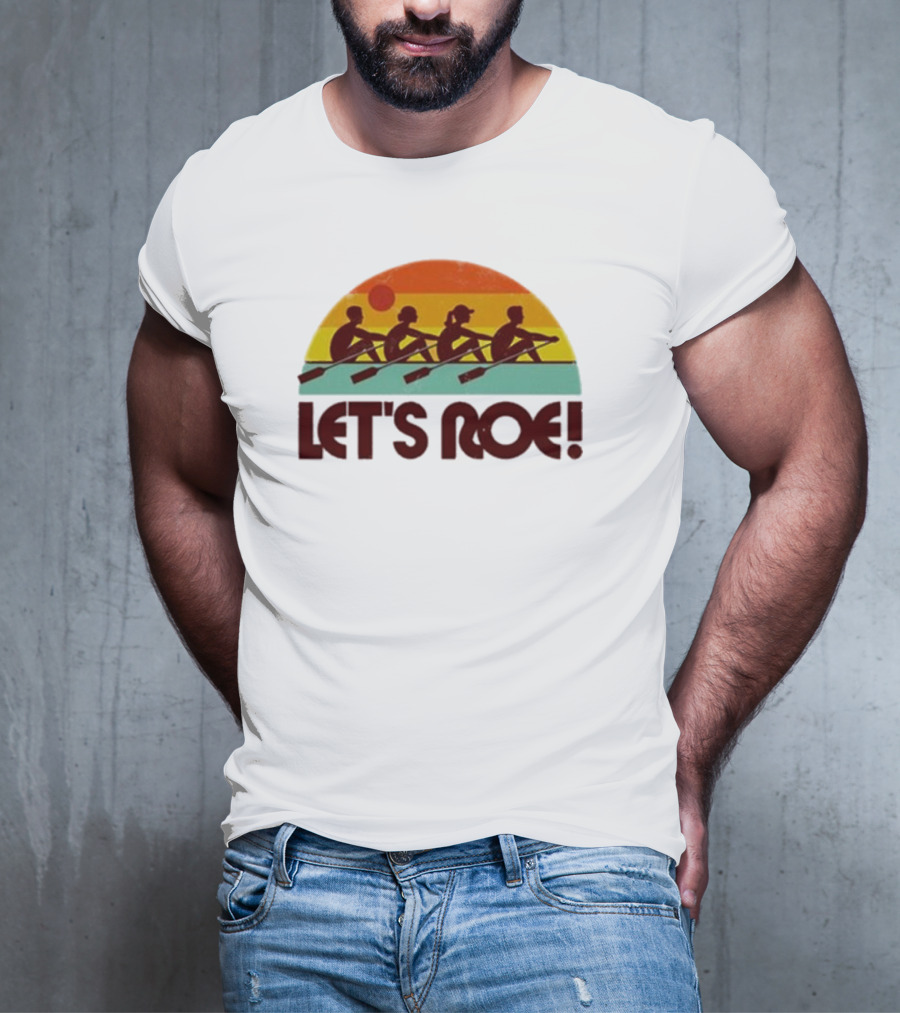Let’s Roe Vintage Rowing Team Sunset T-Shirt