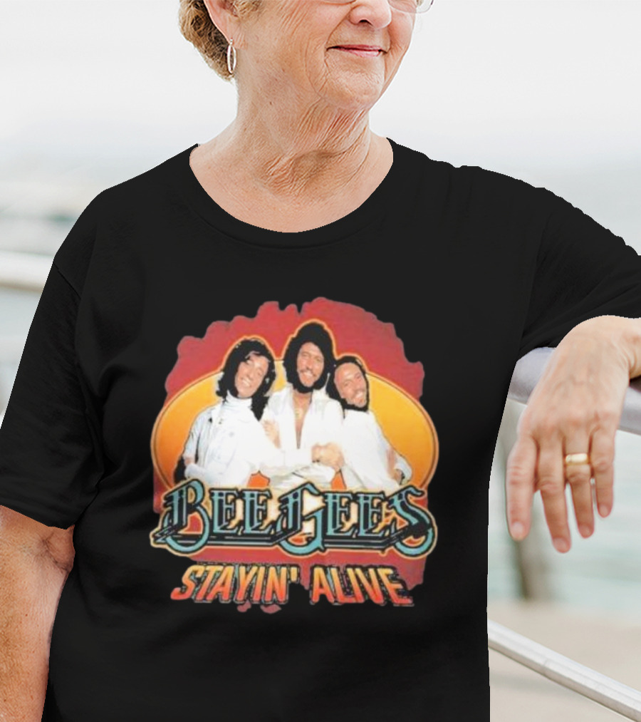 Bee Gees Stayin’ Alive Classic Iconic Group T-Shirt