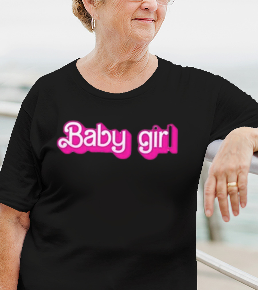 Baby Girl Text Pink T-Shirt