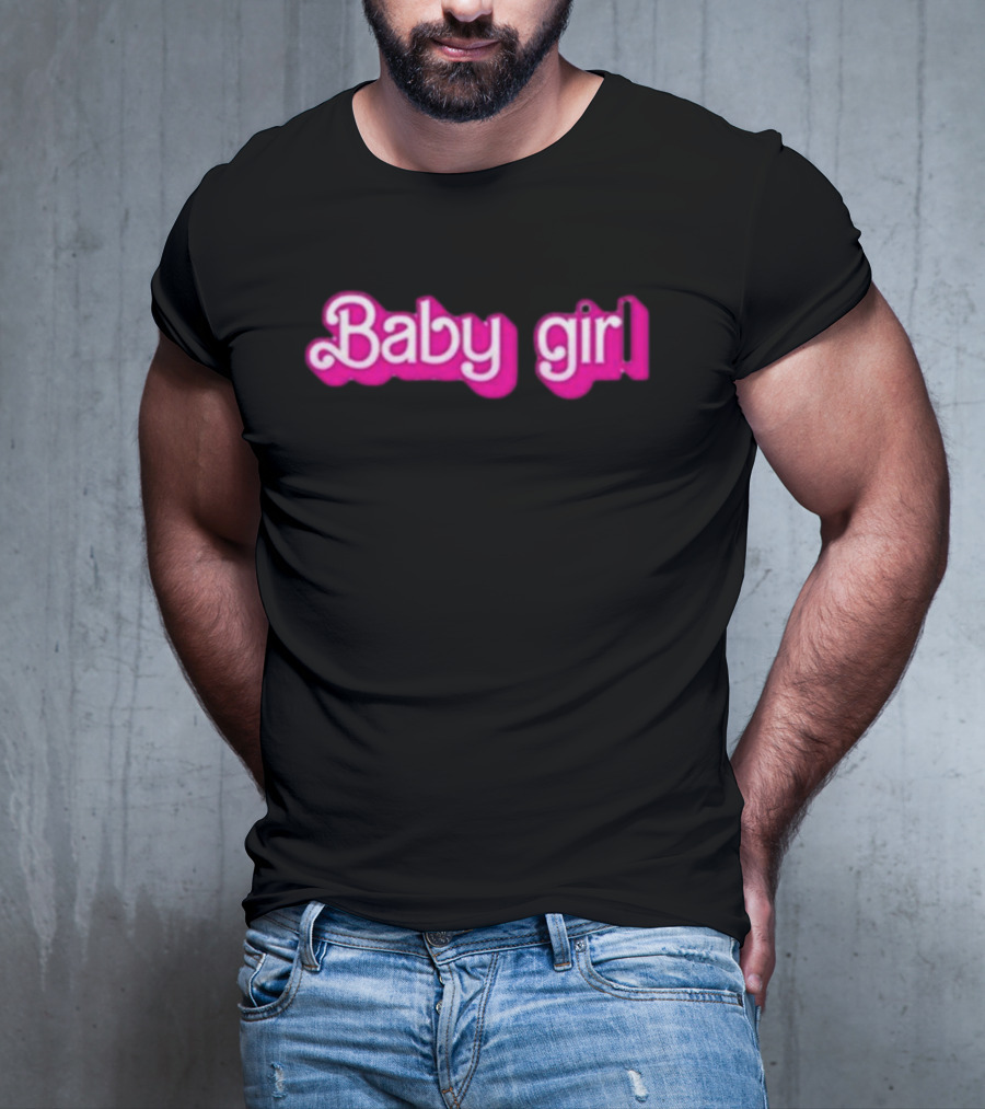 Baby Girl Text Pink T-Shirt