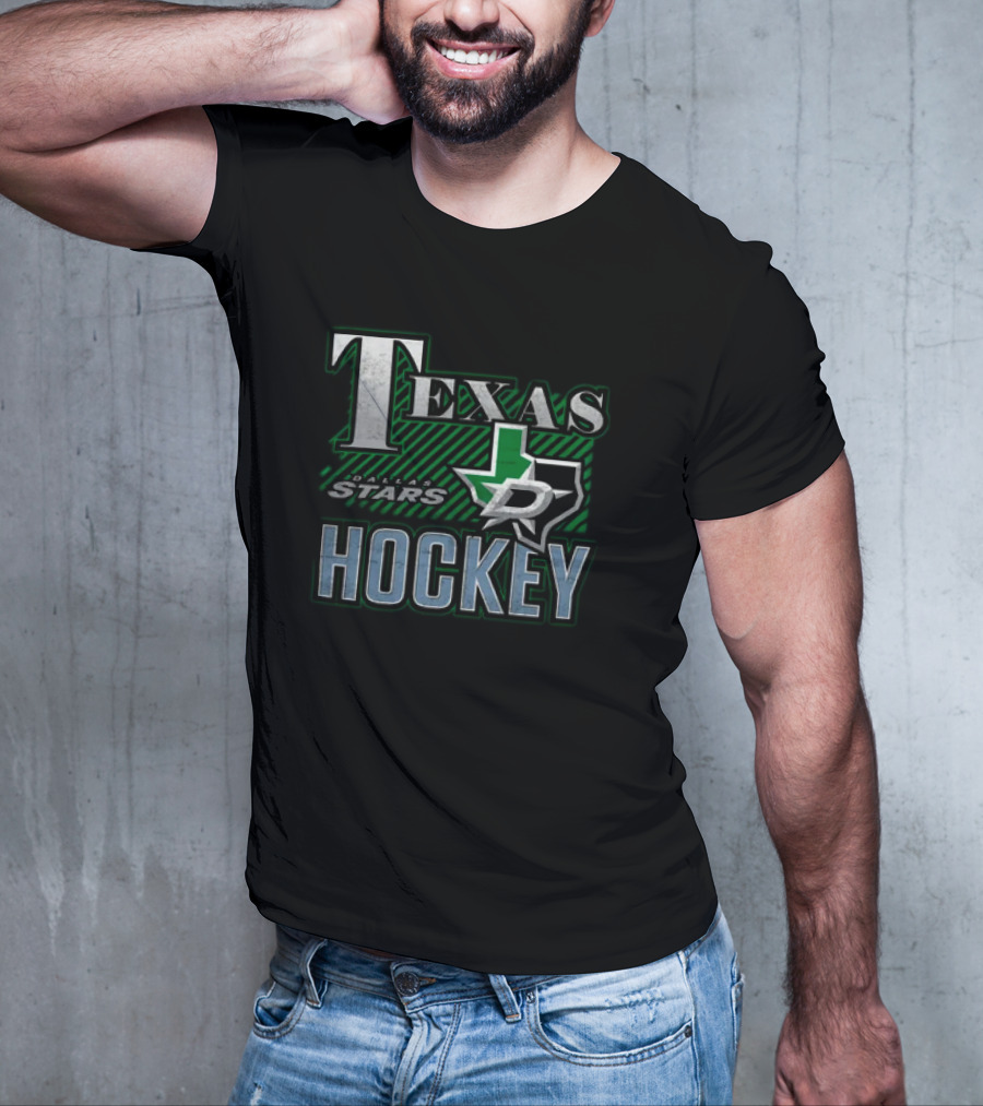 Black 47 Texas Hockey Dallas Stars Texas Hocky Fashion T-Shirt