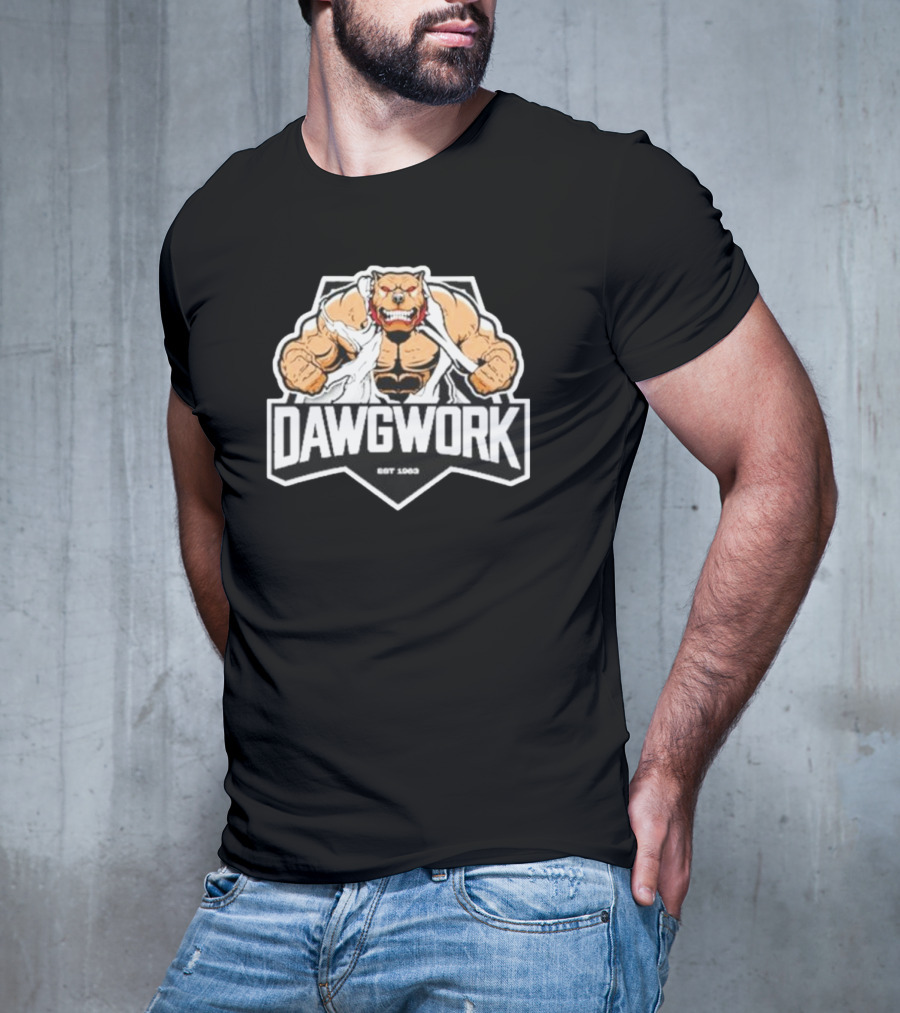 Dawgwork Est 1983 Muscle Dog Power T-Shirt
