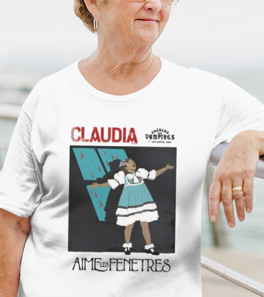 CLAUDIA Aime Les Fenêtres Chroniques Des Vampires T-Shirt