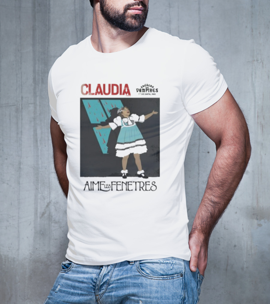 CLAUDIA Aime Les Fenêtres Chroniques Des Vampires T-Shirt