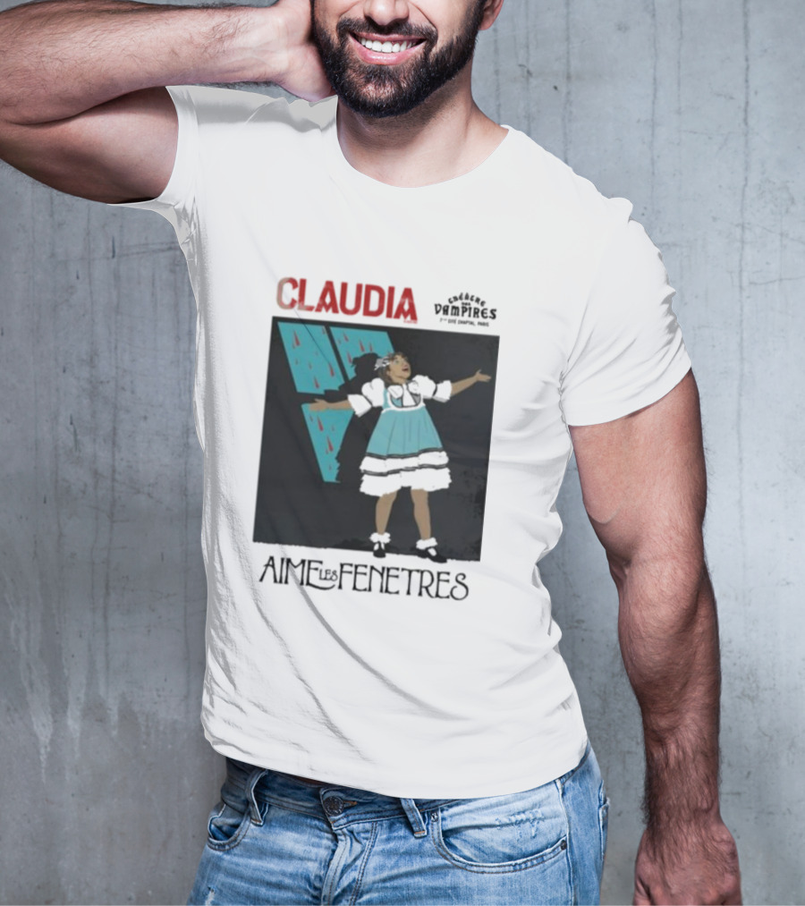 CLAUDIA Aime Les Fenêtres Chroniques Des Vampires T-Shirt
