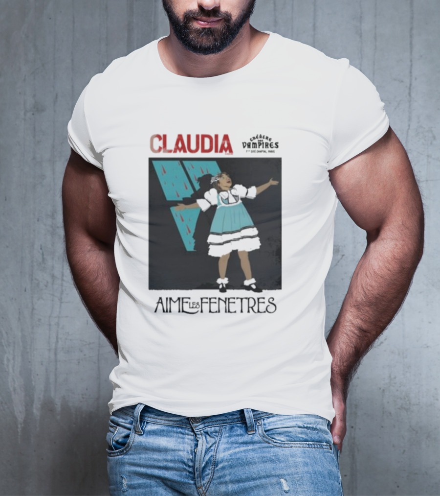 CLAUDIA Aime Les Fenêtres Chroniques Des Vampires T-Shirt