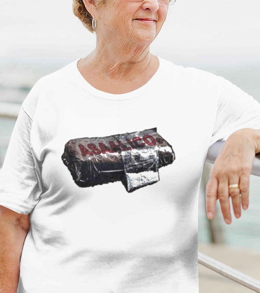 Asaalico Asaali Brick Wrapped Text T-Shirt