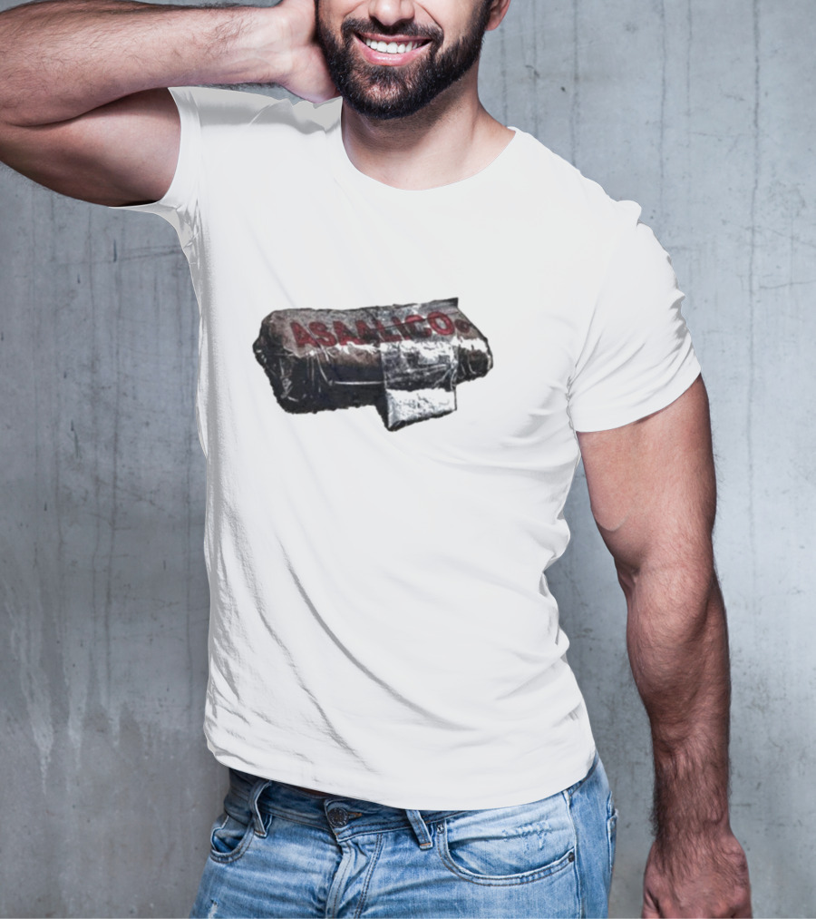 Asaalico Asaali Brick Wrapped Text T-Shirt