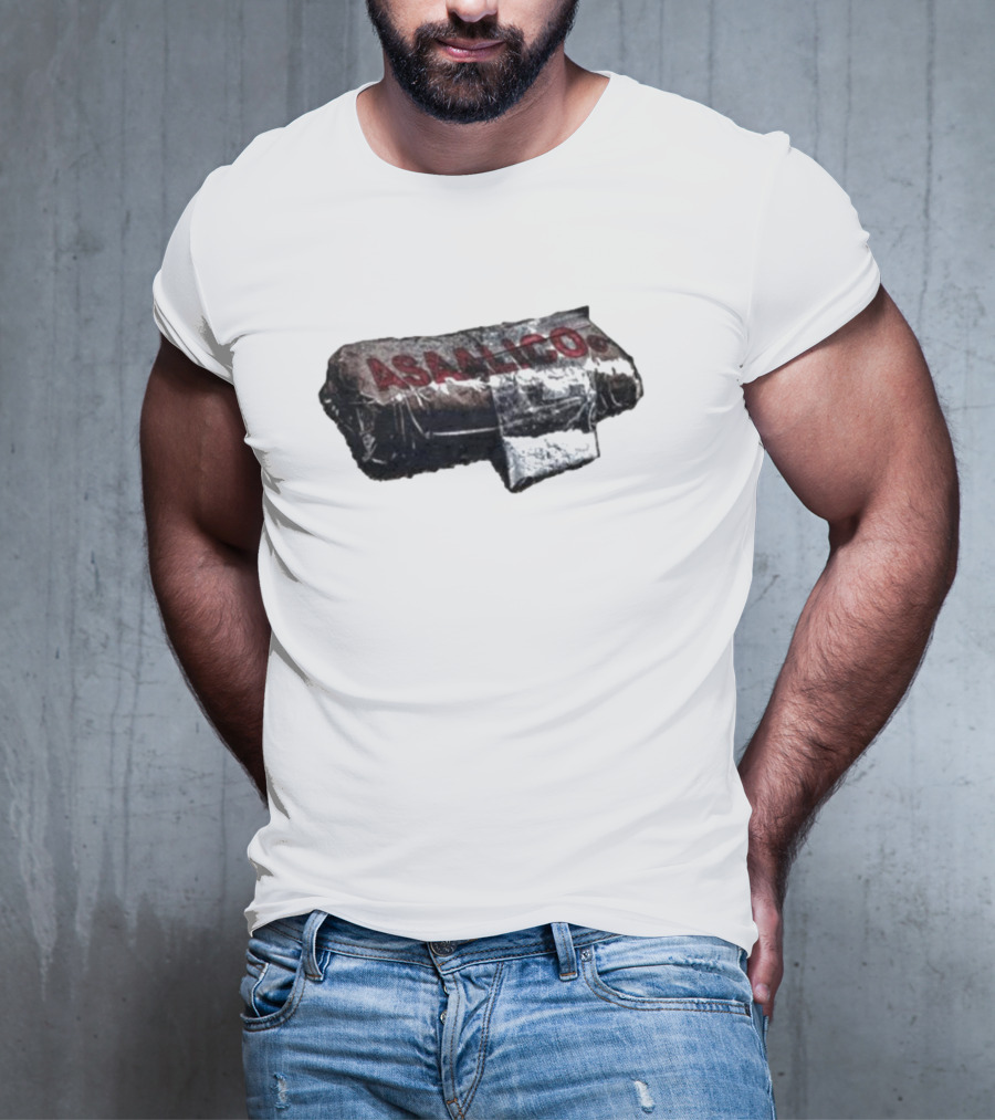 Asaalico Asaali Brick Wrapped Text T-Shirt
