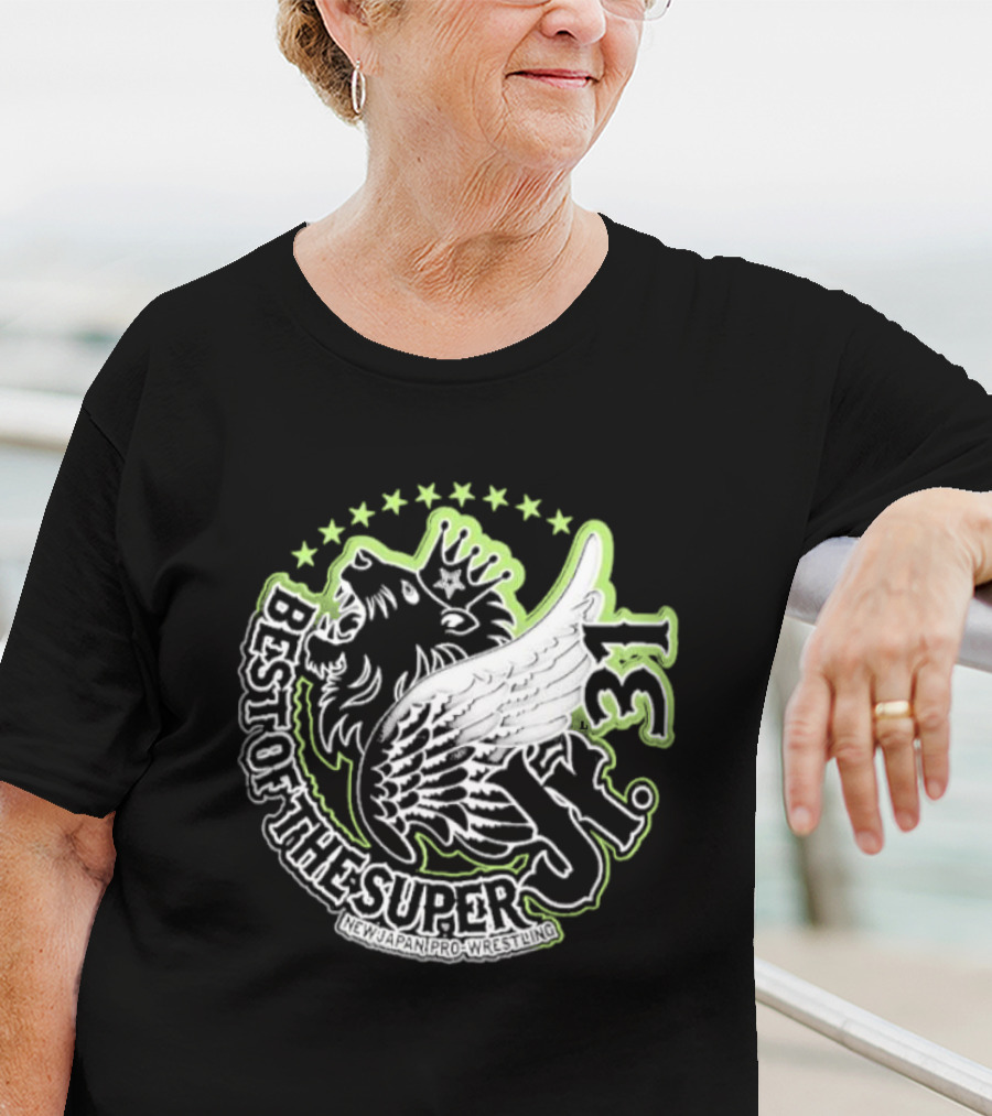 Best Of The Super Jr 31 New Japan Pro Wrestling Winged Lion T-Shirt