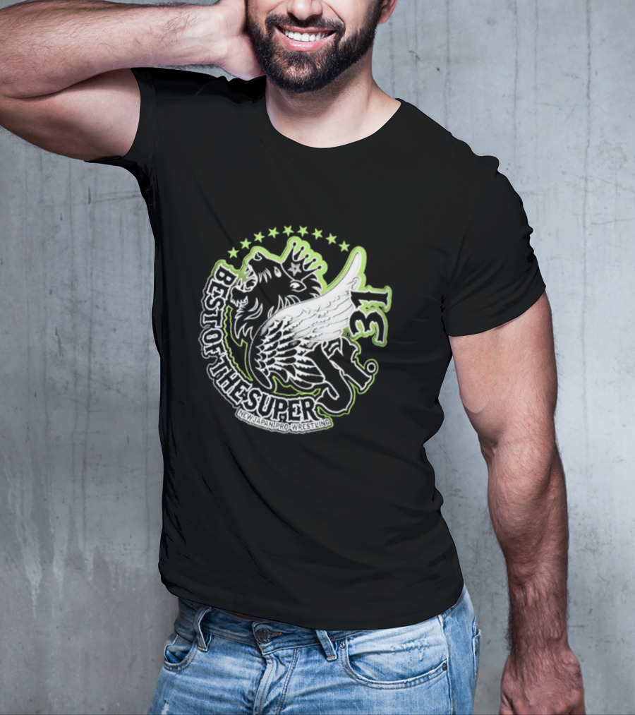 Best Of The Super Jr 31 New Japan Pro Wrestling Winged Lion T-Shirt