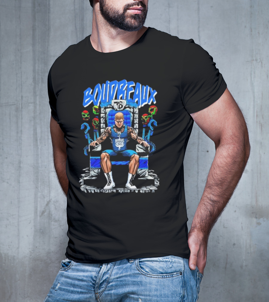 BFD Boudreaux Throne With Skulls And Crossbones T-Shirt