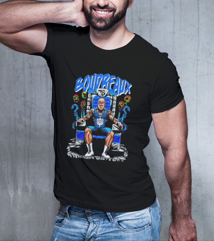 BFD Boudreaux Throne With Skulls And Crossbones T-Shirt