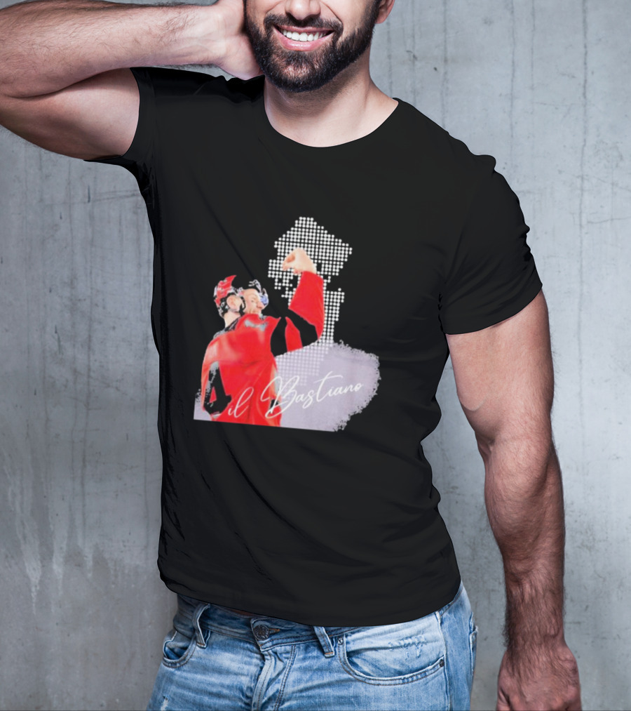 Il Bastiano Number 4 Hockey Celebration Signature T-Shirt