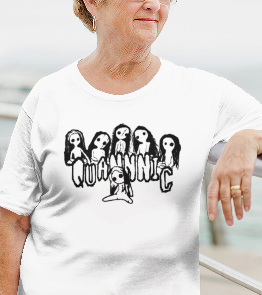 QUANNIC Creepy Doll Figures Dark T-Shirt
