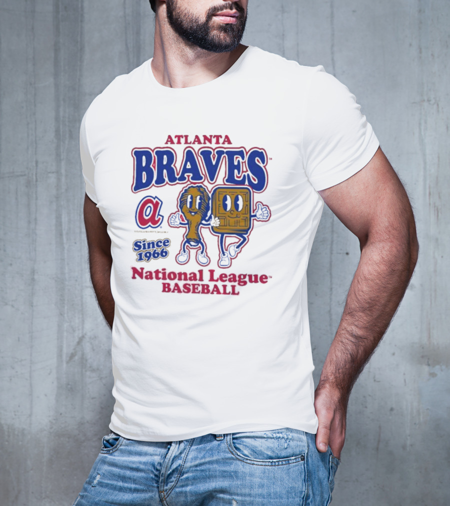 Atlanta Braves National League Baseball Since 1966 Cooperstown Collection Food Concessions T-Shirt