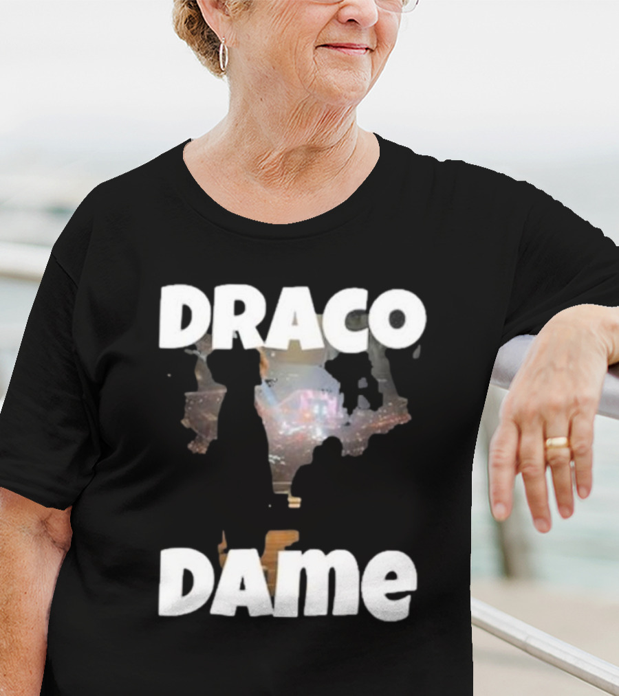 Draco Dame Basketball Arena Silhouette Scene T-Shirt