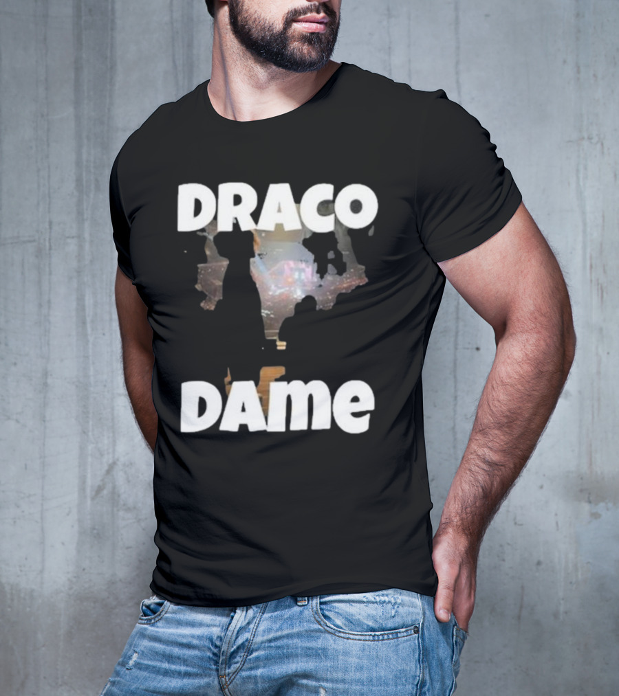 Draco Dame Basketball Arena Silhouette Scene T-Shirt