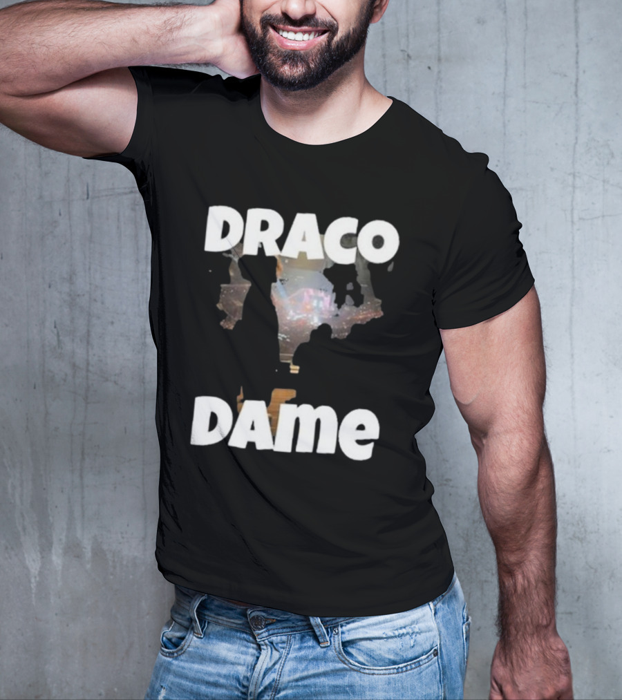 Draco Dame Basketball Arena Silhouette Scene T-Shirt