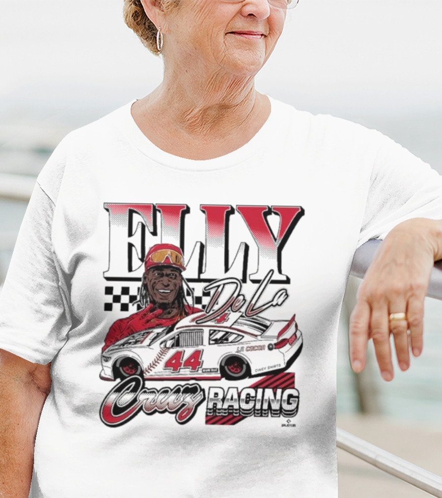 Elly De La Cruz Racing Car 44 Racing T-Shirt